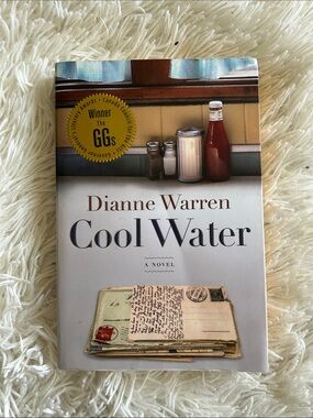 Dianne Warren "Cool Water" Paperback Novel - White Cover with Blue Accents